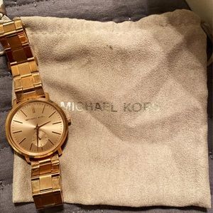 Rose gold Michael Kors watch